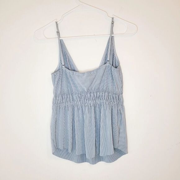 ABERCROMBIE & FITCH BABY BLUE SUMMER CAMI XS ADJUSTABLE STRAPS - Picture 4 of 5